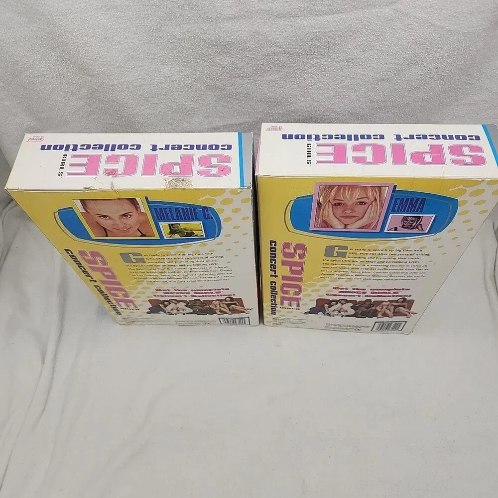 Action Figure SPICE GIRLS Rare Concert Collection DOLL GALOOB 1998 Mel C & Emma